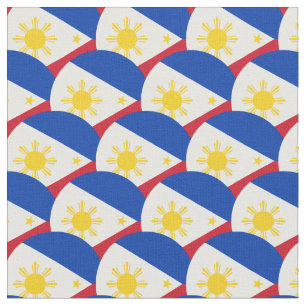 Moda do Tecido da Filipinas Flag e Filipinas