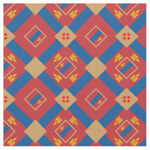 Moda do Tecido de tendências da Mongólia Flag e 