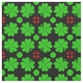 Moda do tecido de tendências Shamrock & Lucky Clov