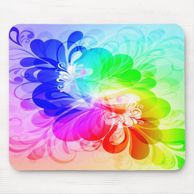 Moda Floral 5 Mousepad (Frente)
