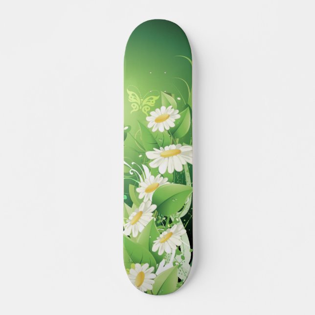 Moda Floral 7 skateboard (Frente)