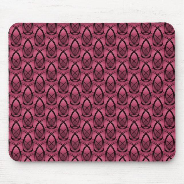 Moda Magenta Escura para a Frente do Mousepad (Frente)