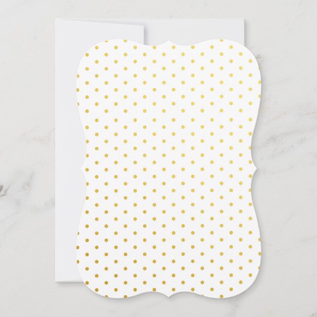 Moda pontos polka dourados (Frente)