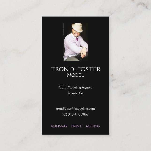 Modelando o cartão de visita (Frente)