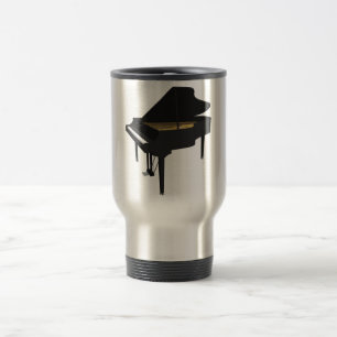 Modelo 3D: Grande Piano Negro: caneca de viagem
