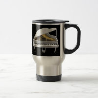 Modelo 3D: Piano Grande Branco: Caneca de viagem