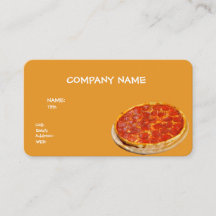 MODELO BÁSICO DE CARTÃO DE VISITA PIZZA