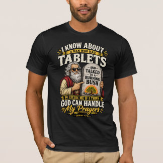 Modelo - Camiseta Deus Pode Lidar Com Minhas Oraçõ
