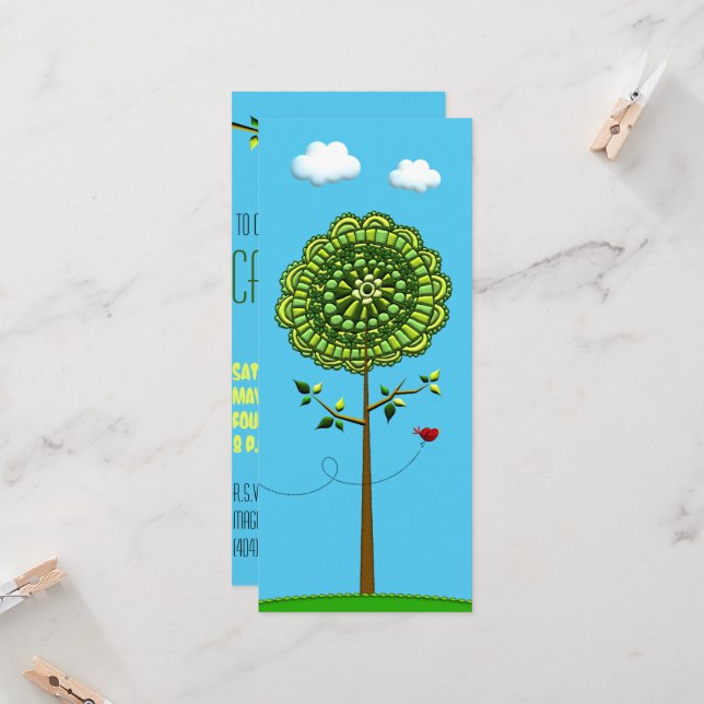 Modelo convite de aniversário (Frente/Verso In Situ)