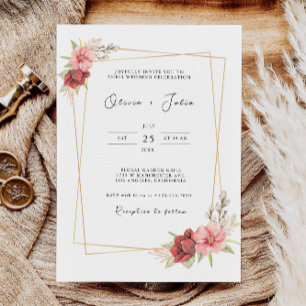 Modelo Convites de casamento