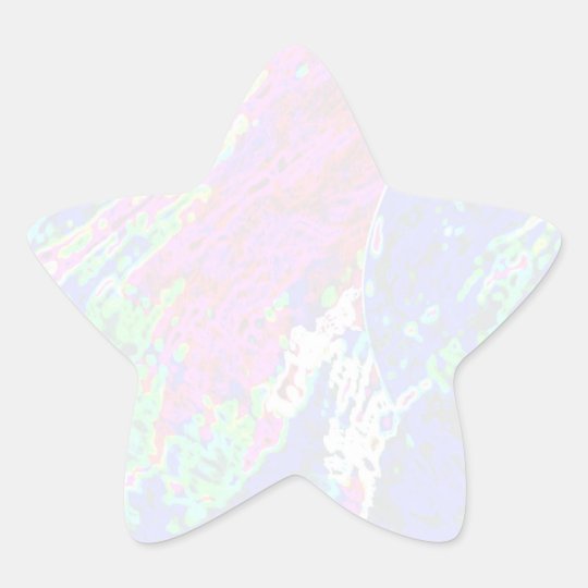 Modelo da estrela de NOVINO - ondas Adesivo Estrela