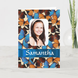 Modelo da foto da colagem da borboleta