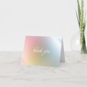 Modelo de agradecimento moderno abstrato colorido 