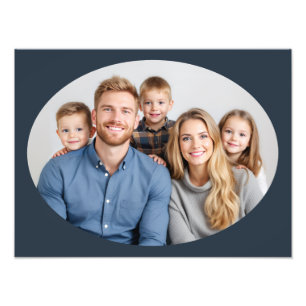 Modelo de Ampliação de Foto de Retrato de Família