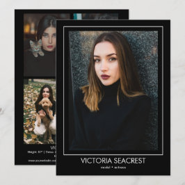 Modelo de Ator Borderline 5 Talento Comp Cartão ZE