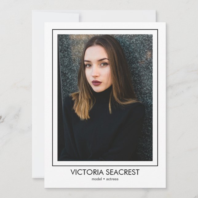 Modelo de Ator Borderline 5 Talento Comp Cartão ZE (Frente)