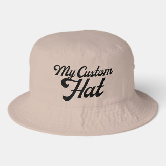 Modelo de Boné Bucket KHAKI Clássico Personalizado
