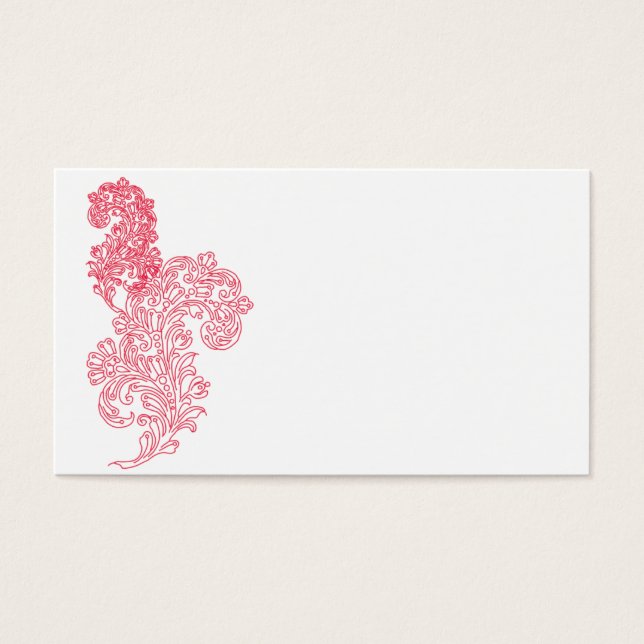 Modelo de borda magenta única (Frente)