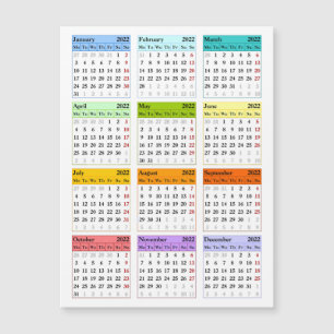 modelo de calendário 2022