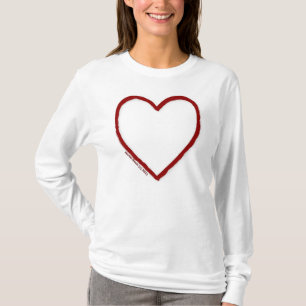 Modelo de Camisa de Amor e Odiar Longa Folga
