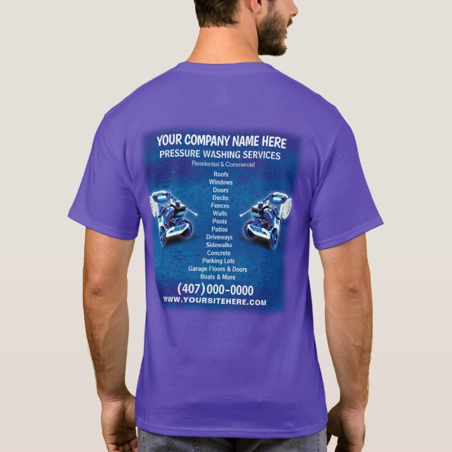 Modelo de Camisa de Lavagem de Energia por Pressão (Verso)