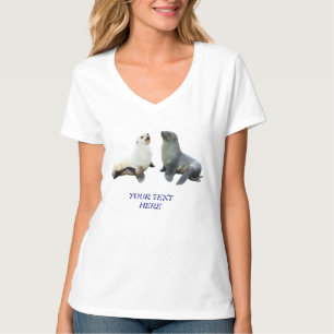 Modelo de Camiseta de Texto com Foto de Casais Per
