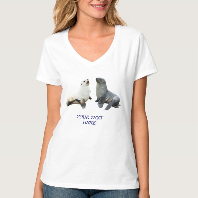 Modelo de Camiseta de Texto com Foto de Casais Per (Frente)