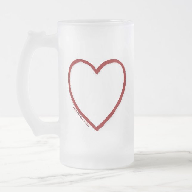 Modelo de Caneca de cerveja de amor e ódio (Esquerda)