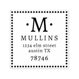 Modelo de Carimbo Personalizável de 1,5"x1,5"