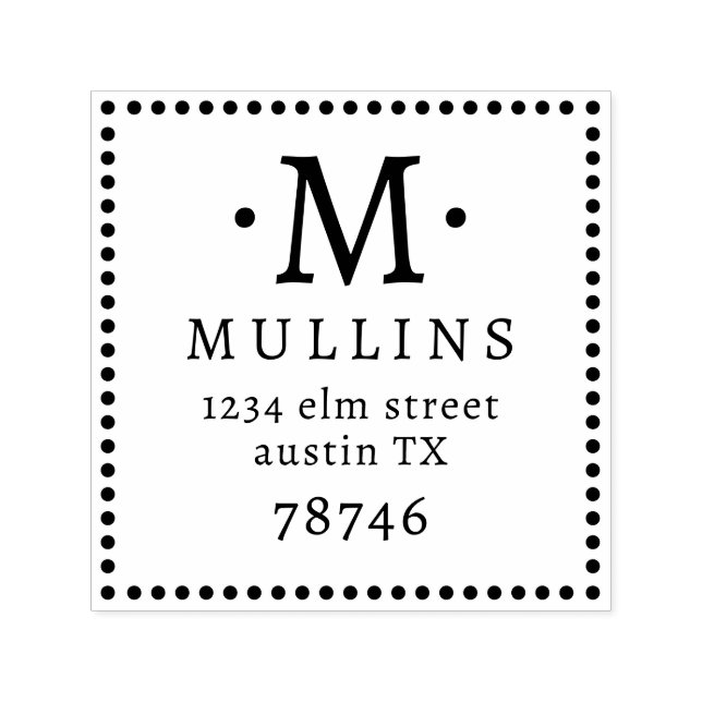 Modelo de Carimbo Personalizável de 1,5"x1,5" (Design)