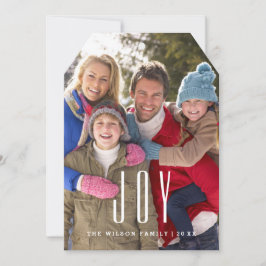 Modelo de Cartão com fotos de Joy Personalizável