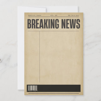 Modelo de cartão de anúncio de newsletter