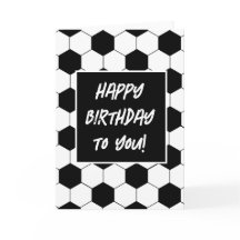 Modelo de cartão de futebol