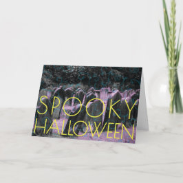 Modelo de Cartão de Halloween Spooky