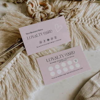 Modelo de Cartão de Lealdade Editável,