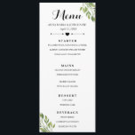 Modelo de cartão de menu personalizado elegante ve<br><div class="desc">Greenery elegante modelo de Cartões personalizados. É fácil personalizar. Localizar itens correspondentes em "Coleção de Casamento Verde"</div>