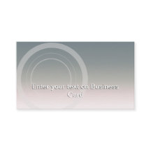 Modelo de cartão de negócios