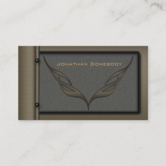 Modelo de cartão de negócios 10 de Brown do design