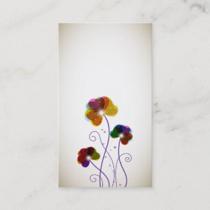 Modelo de cartão de negócios a favor do meio