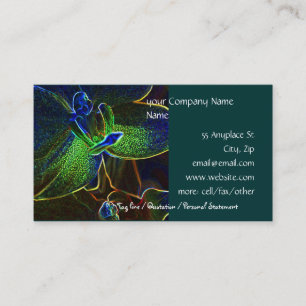 Modelo de cartão de negócios abstrato de Anthura