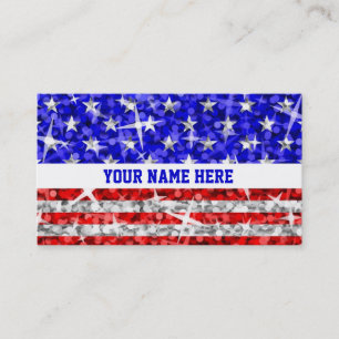 Modelo de cartão de negócios branco da listra dos