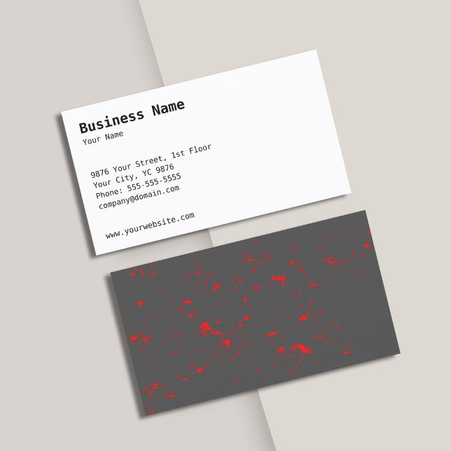 Modelo de cartão de negócios clássico com tendênci (Criador carregado)