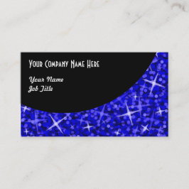 Modelo de cartão de negócios da Curva Negra Azul E