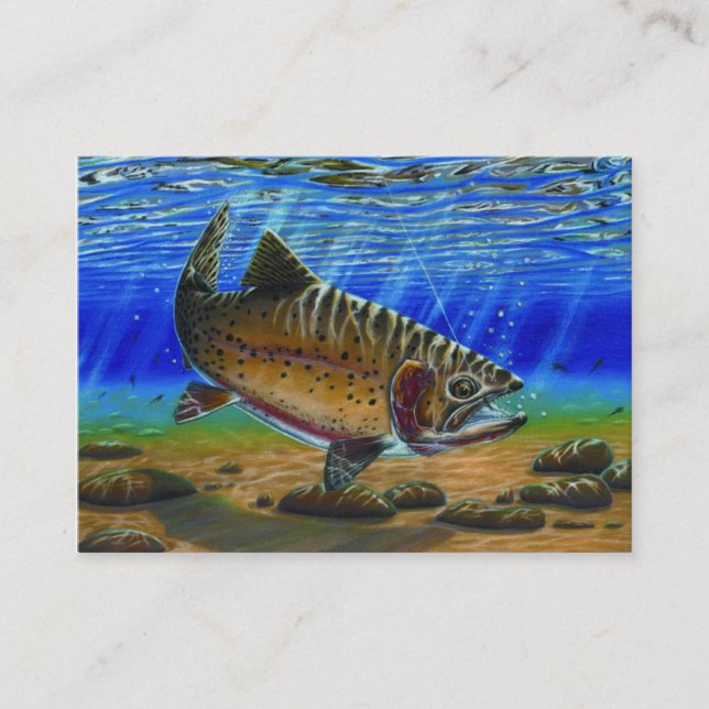 Modelo de cartão de negócios da TRUTA (Frente)