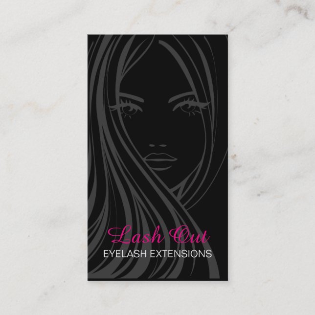 Modelo de cartão de negócios das extensões da (Frente)