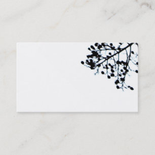 modelo de cartão de negócios de arte natural simpl