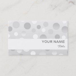 Modelo de cartão de negócios de faixa branca Fizz 