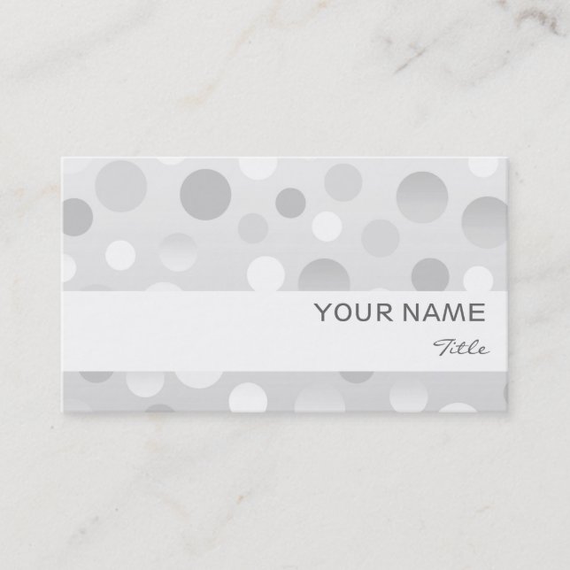 Modelo de cartão de negócios de faixa branca Fizz  (Frente)