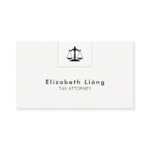 Modelo de cartão de negócios do advogado