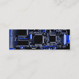 Modelo de cartão de negócios do azul 2 do circuito